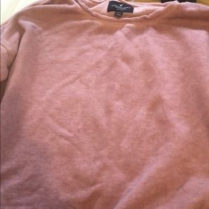 American eagle pink sweater
